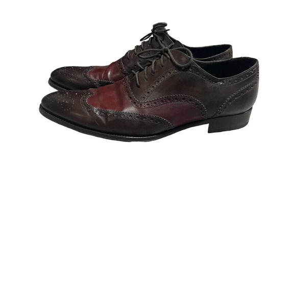 To Boot New York Two Toned Wingtip Brogue Oxford Shoes size 11 Brown Oxblood main image 14